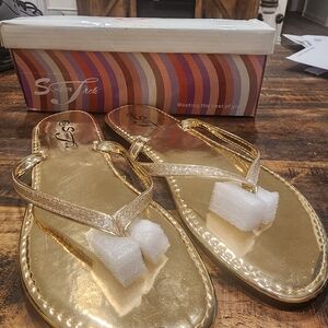 Gold Women's Sandals